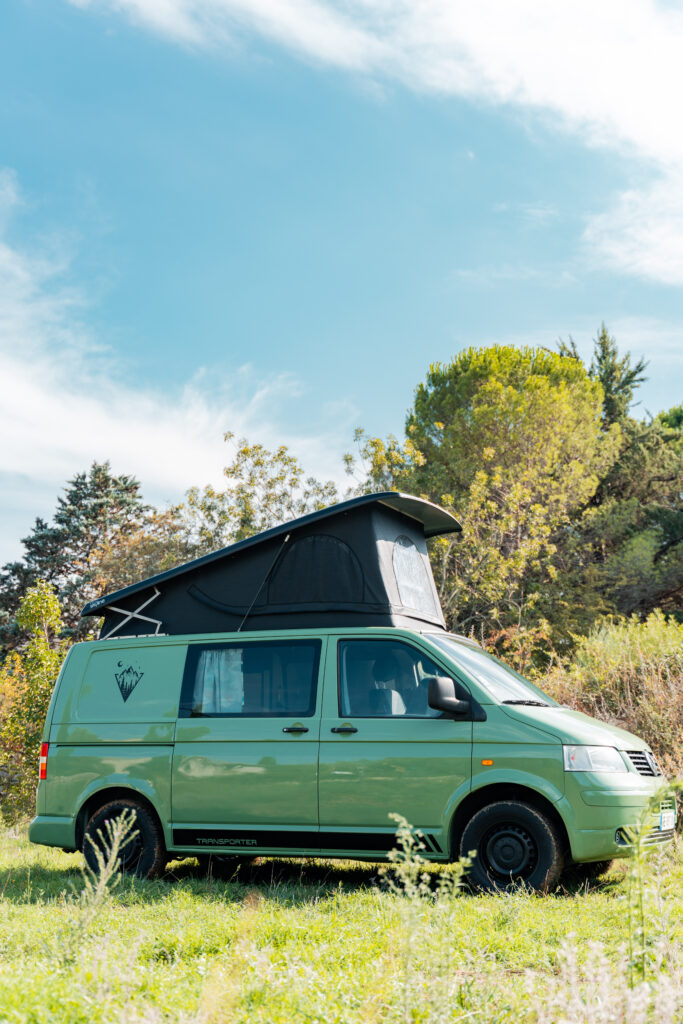 T5 aménagé vert toit relevable